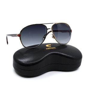 NEW CARRERA 1051/S 06J GOLD GREY AVIATOR AUTHENTIC SUNGLASSES